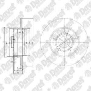 DELPHI BG3208T Fren Diski On (5d 256mm) Golf Iv Bora 96- Polo 01>